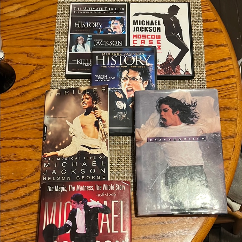 Michael Jackson Book and DVD Collection